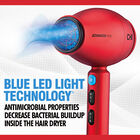1875 Series Advanced Ionic Compact Hair Dryer - Red, , large image number null