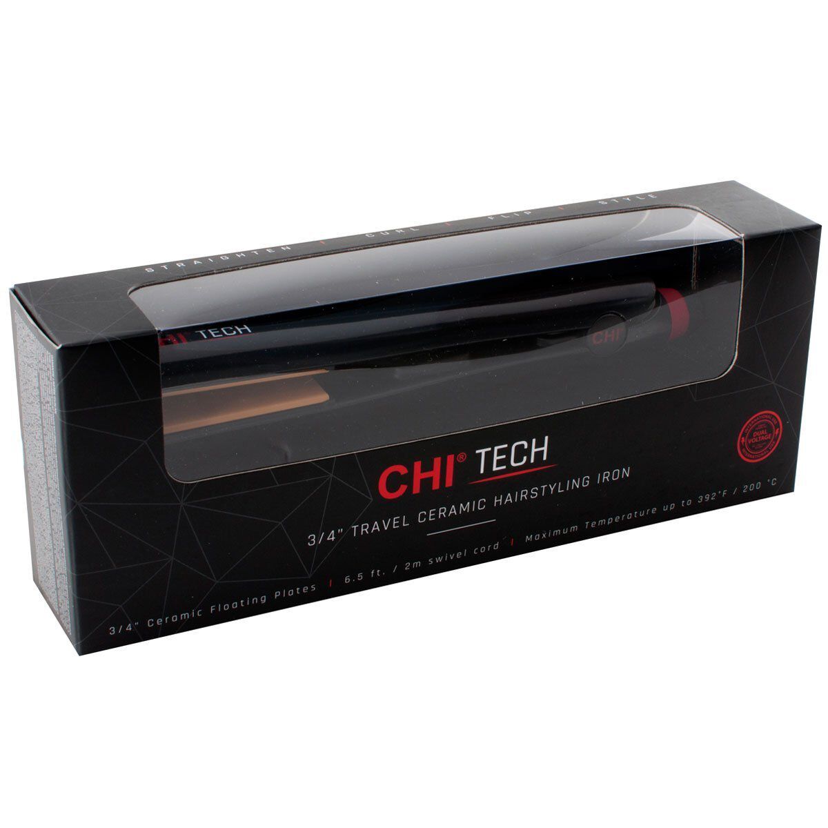 CHI Tech 0.75 Travel Ceramic Hairstyling Iron CHI Haircare