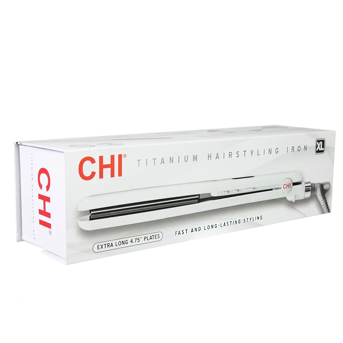 CHI 1 Titanium XL Hairstyling Iron White