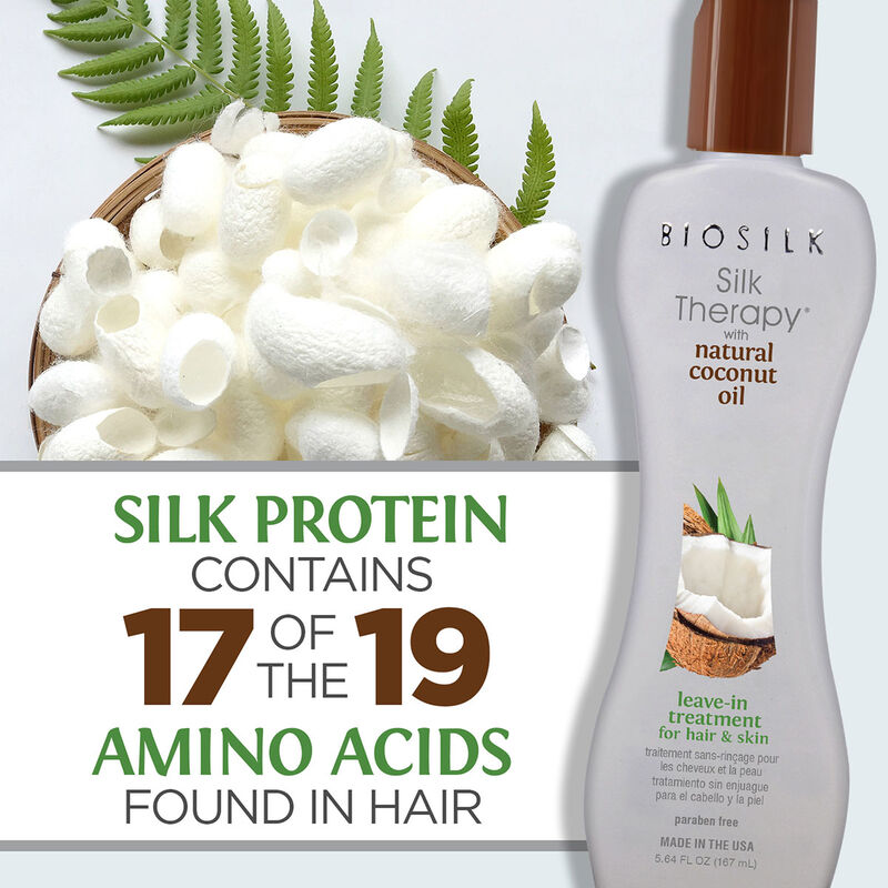 Silk Therapy With Natural Coconut Oil Leave-In Treatment, , large image number null