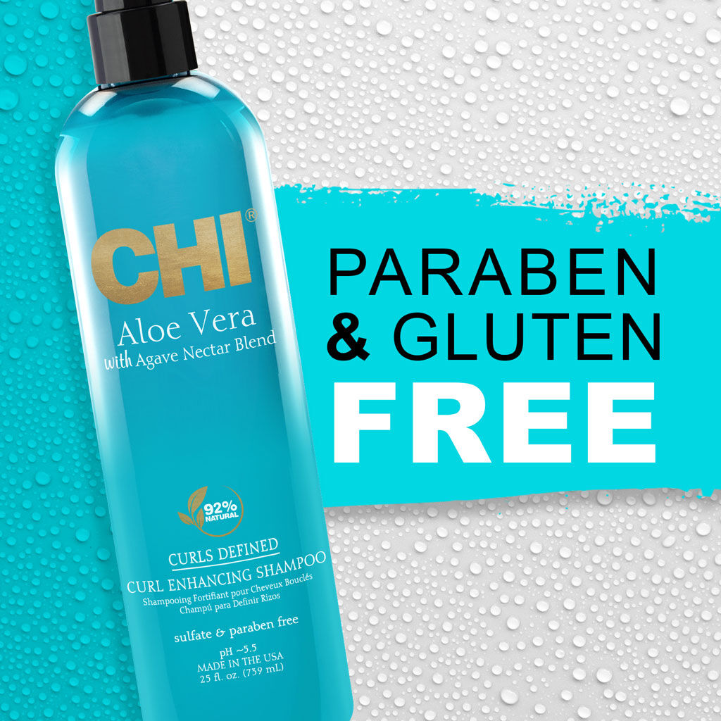 CHI Aloe Vera Curl Enhancing Shampoo 25 oz | CHI Hair