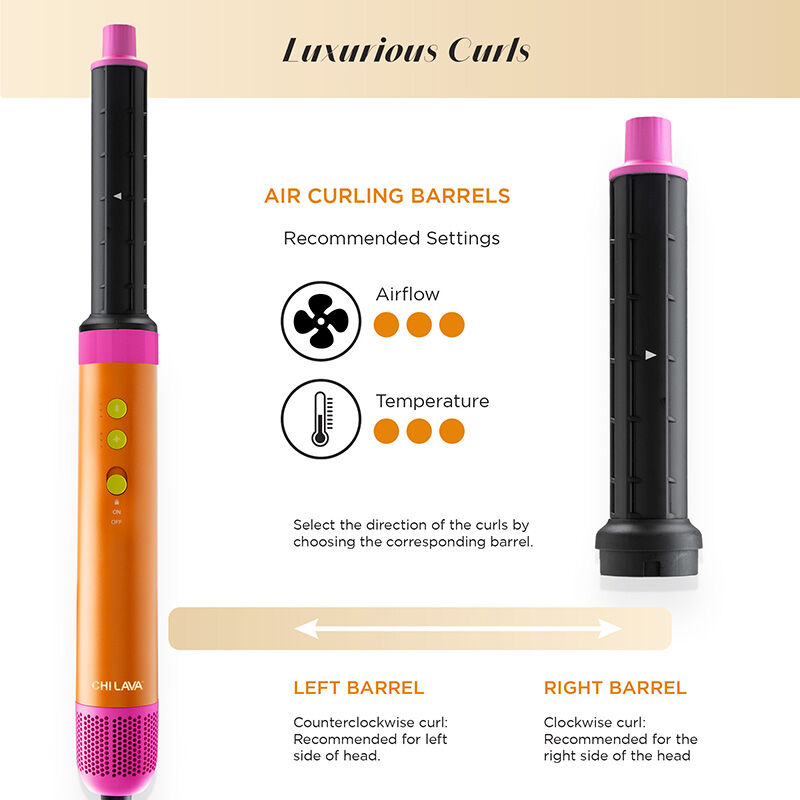 LAVA AirGlam Multi Styler - Orange, Orange, large image number null