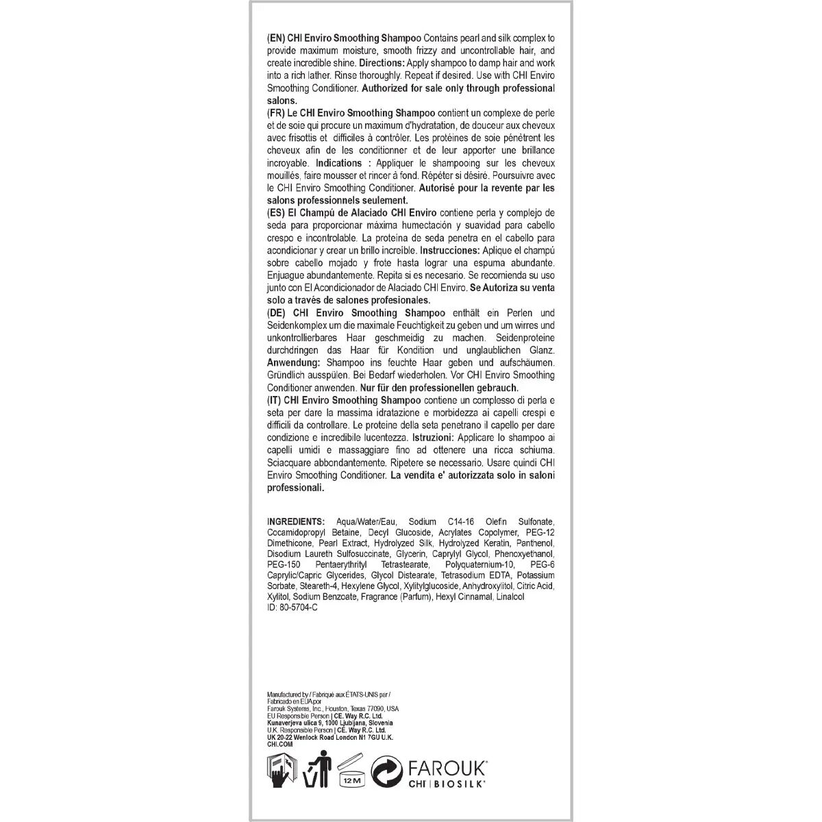 Chi enviro ingredients online