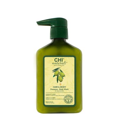Naturals With Olive Oil Hair and Body Shampoo Body Wash - 11.5 Ounces