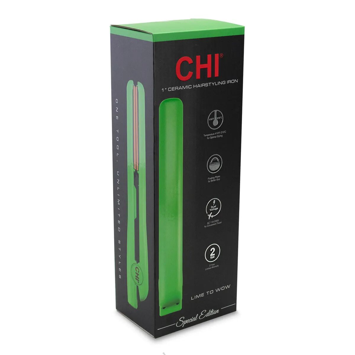 CHI 1 Ceramic Hairstyling Iron Lime To Wow