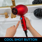 1875 Series Advanced Ionic Compact Hair Dryer - Red, , large image number null
