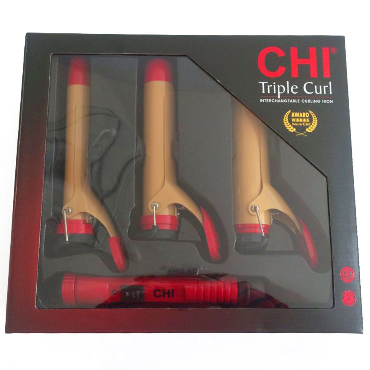 Chi triple curl interchangeable curling iron store