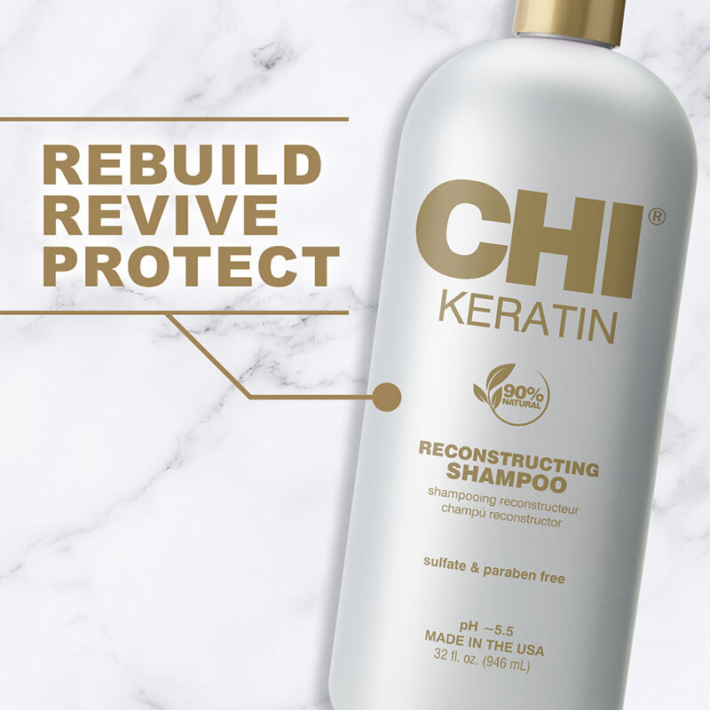 Haircare Keractiv Rekonstruktor Shampoo Mit Keratin, 1000 Ml – Für Glattes, Glänzendes Haar