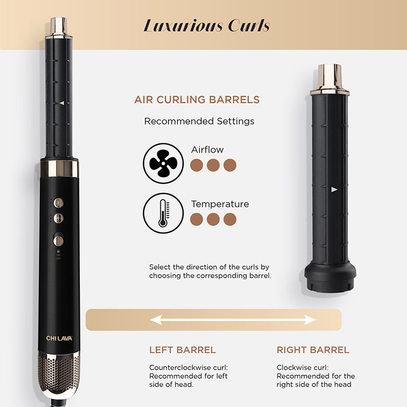 LAVA AirGlam Multi Styler - Black, Black, large image number null