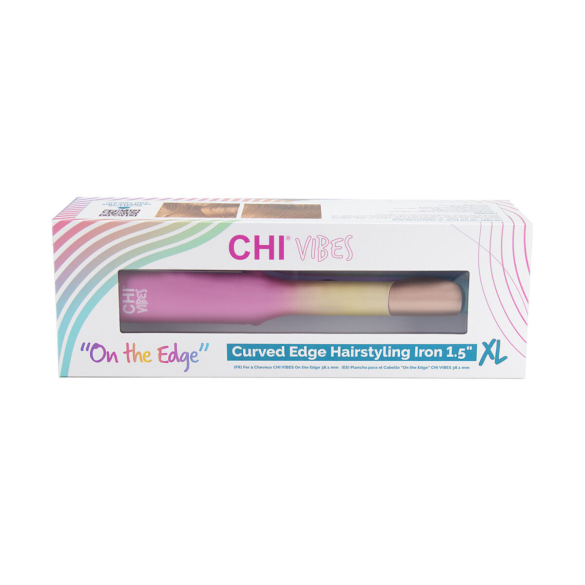 CHI Vibes XL Curved Edge 1.5 Hairstyling Iron