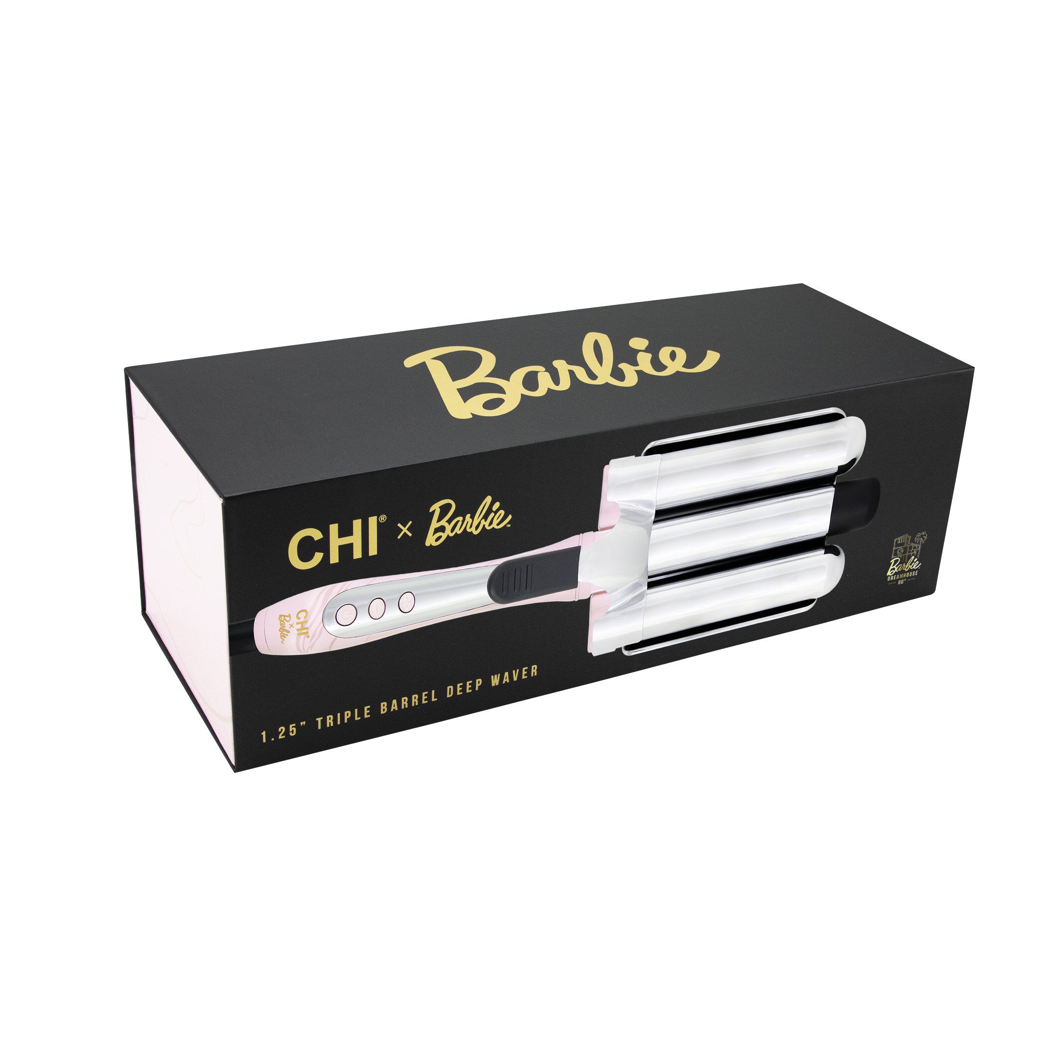 CHI x Barbie Dreamhouse 1.25 Titanium Triple Barrel Deep Waver
