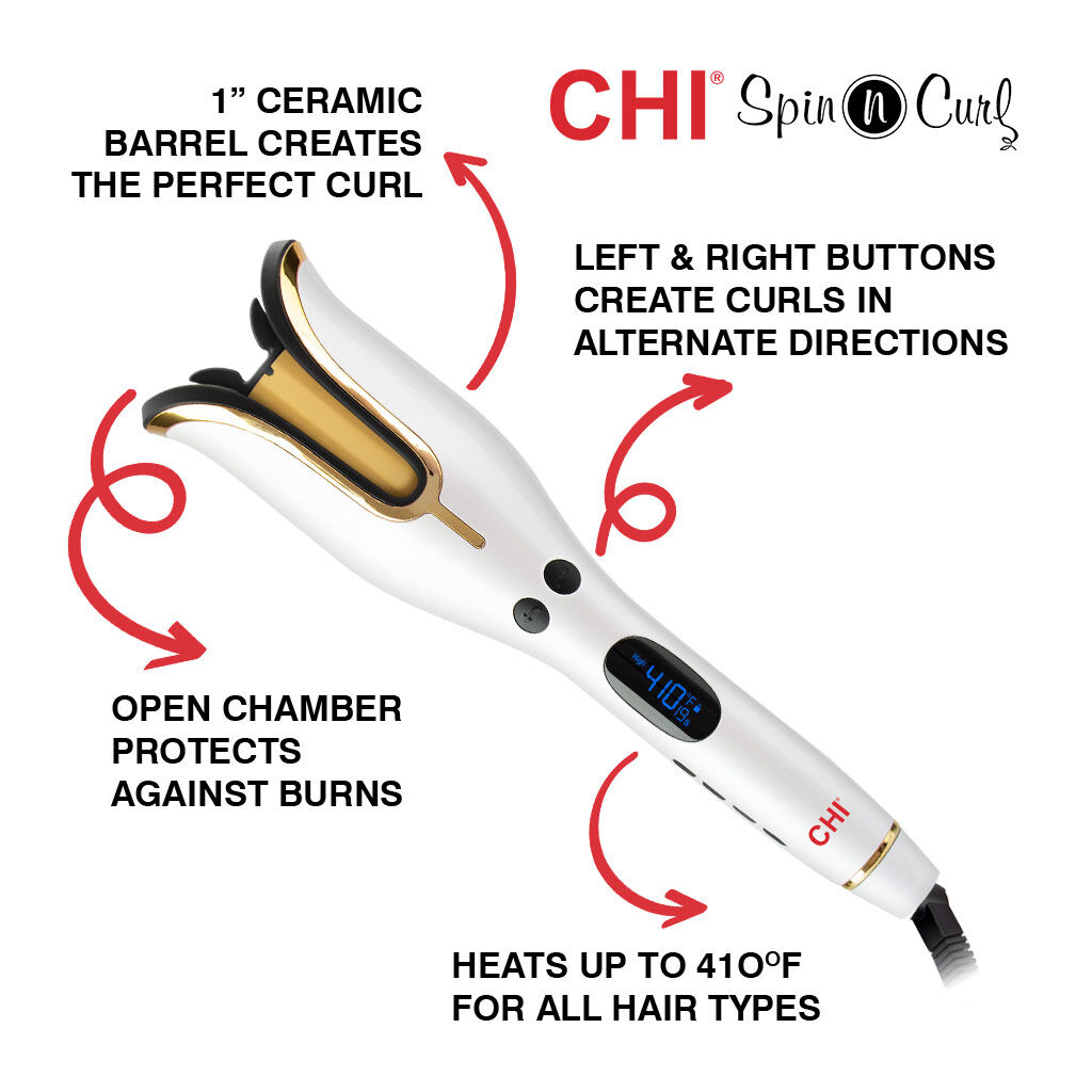 How to use chi spin n curl shop
