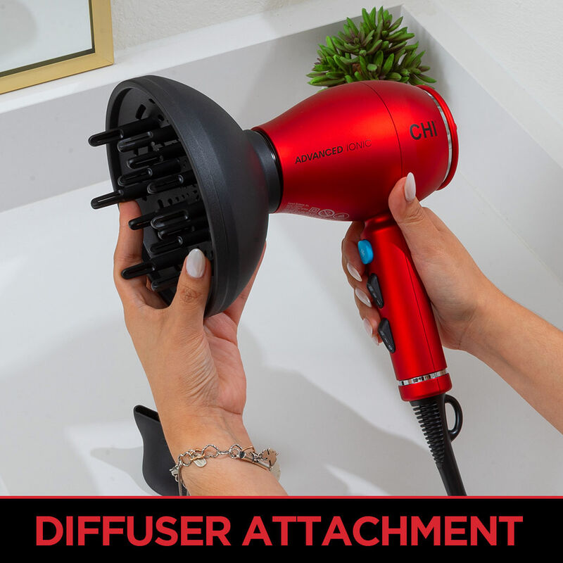1875 Series Advanced Ionic Compact Hair Dryer - Red, , large image number null