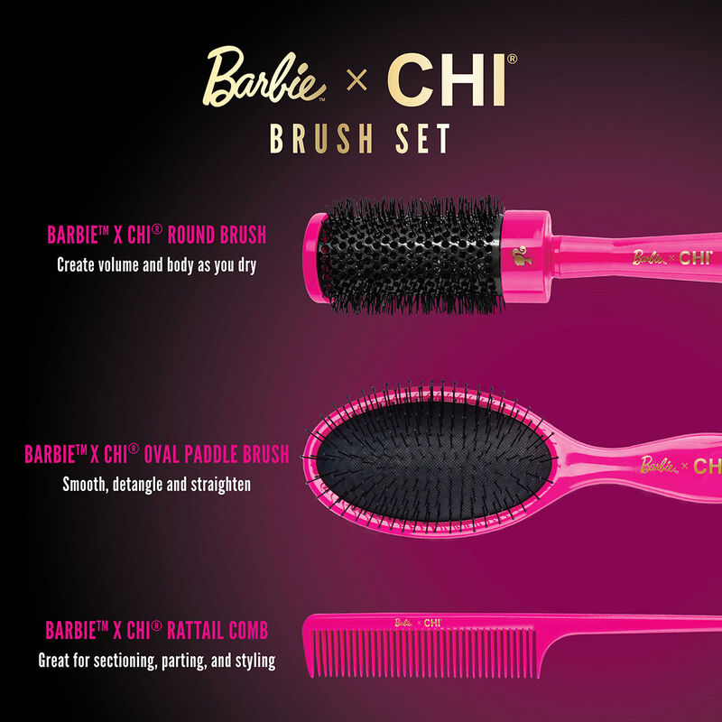 Barbie x CHI 65th Anniversary Brush Set, , large image number null