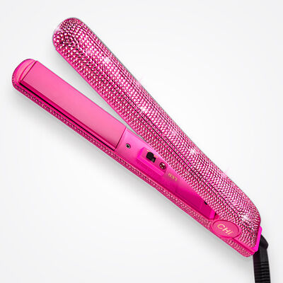 The Sparkler Pink 1 Inch Ceramic Hairstyling Iron