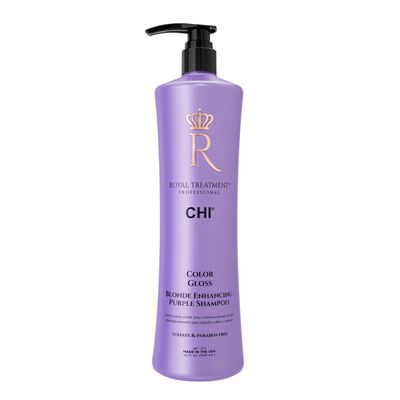 Royal Treatment Color Gloss Blonde Enhancing Purple Shampoo - 12 Ounces