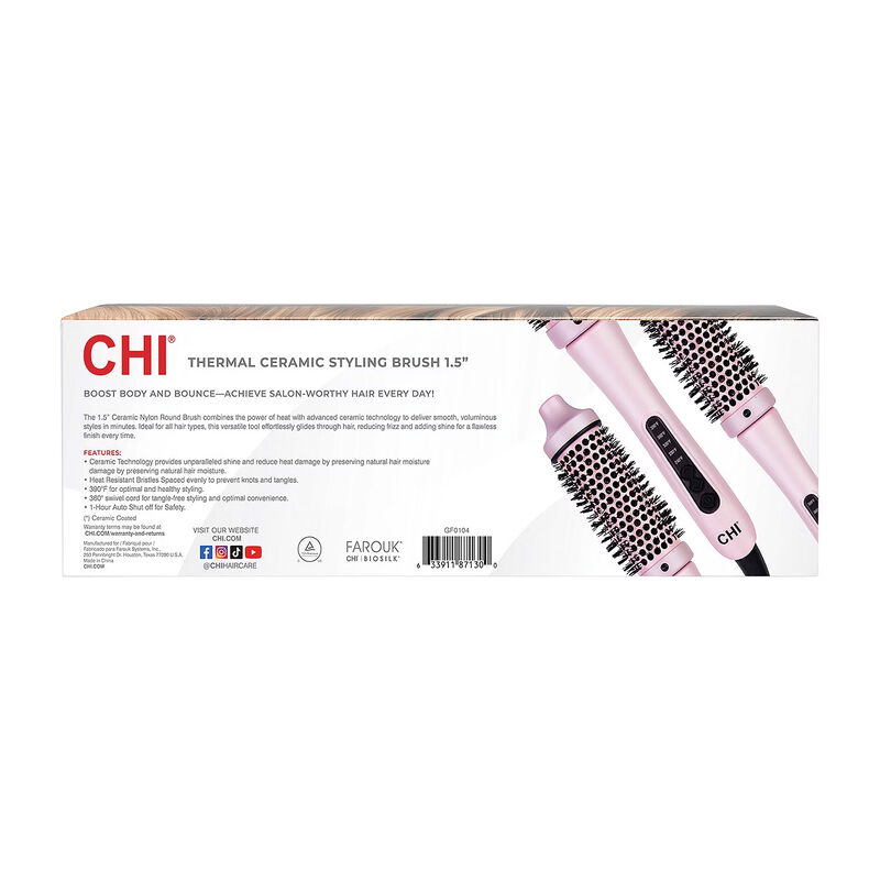 CHI Ballerina Ceramic Nylon Round Brush, , large image number null