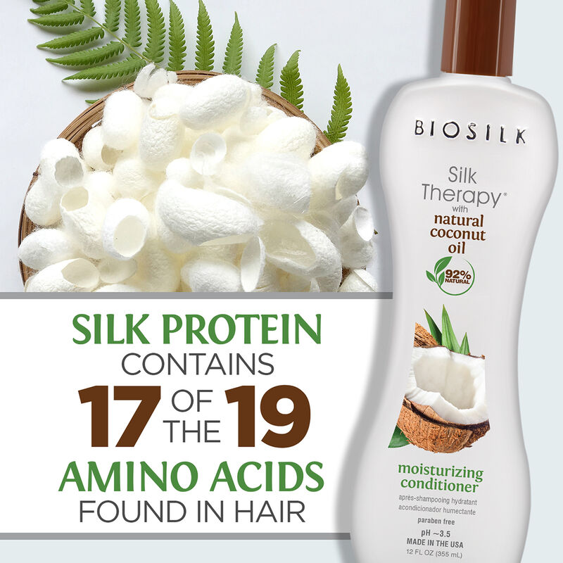 Biosilk Silk Therapy Coconut Oil Moisturizing Conditioner Biosilk Silk Therapy Coconut Oil Moisturizing Conditioner
