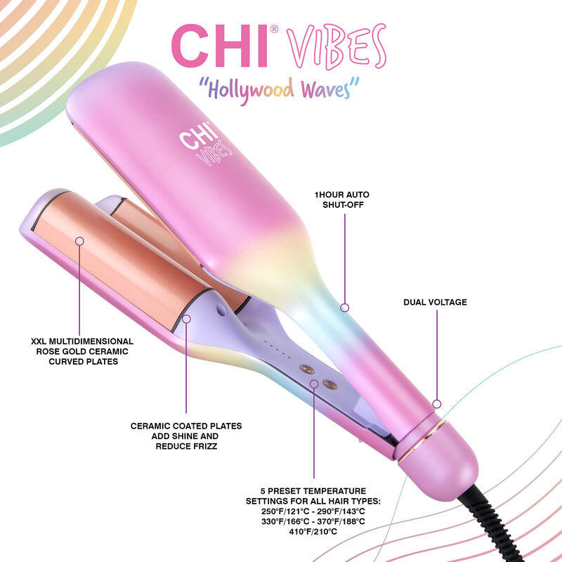 CHI Vibes Hollywood Waves Hairstyling Waver