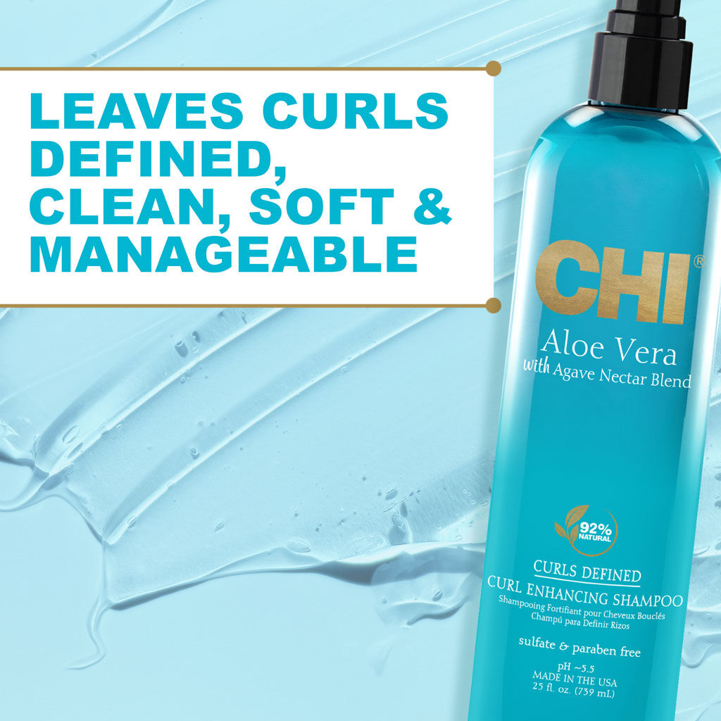 CHI Aloe Vera Curl Enhancing Shampoo 25 oz | CHI Hair