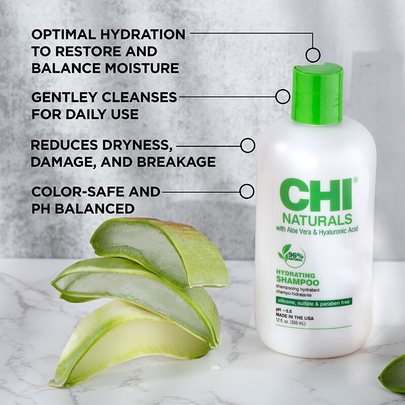 CHI Naturals with Aloe Vera Hydrating Shampoo | CHI
