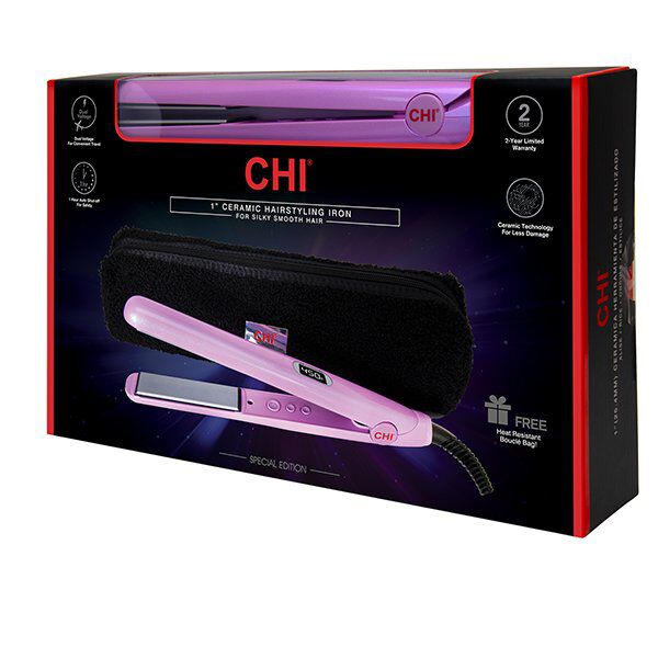 CHI Digital Ceramic Hairstyling Iron Glowing Lilac