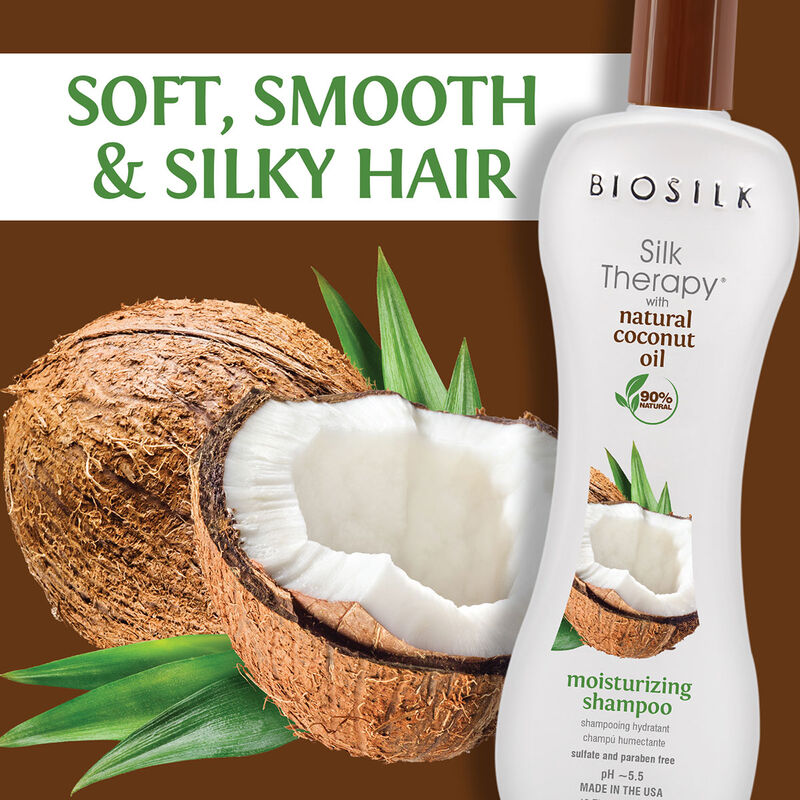 Biosilk Silk Therapy Coconut Oil Moisturizing Shampoo