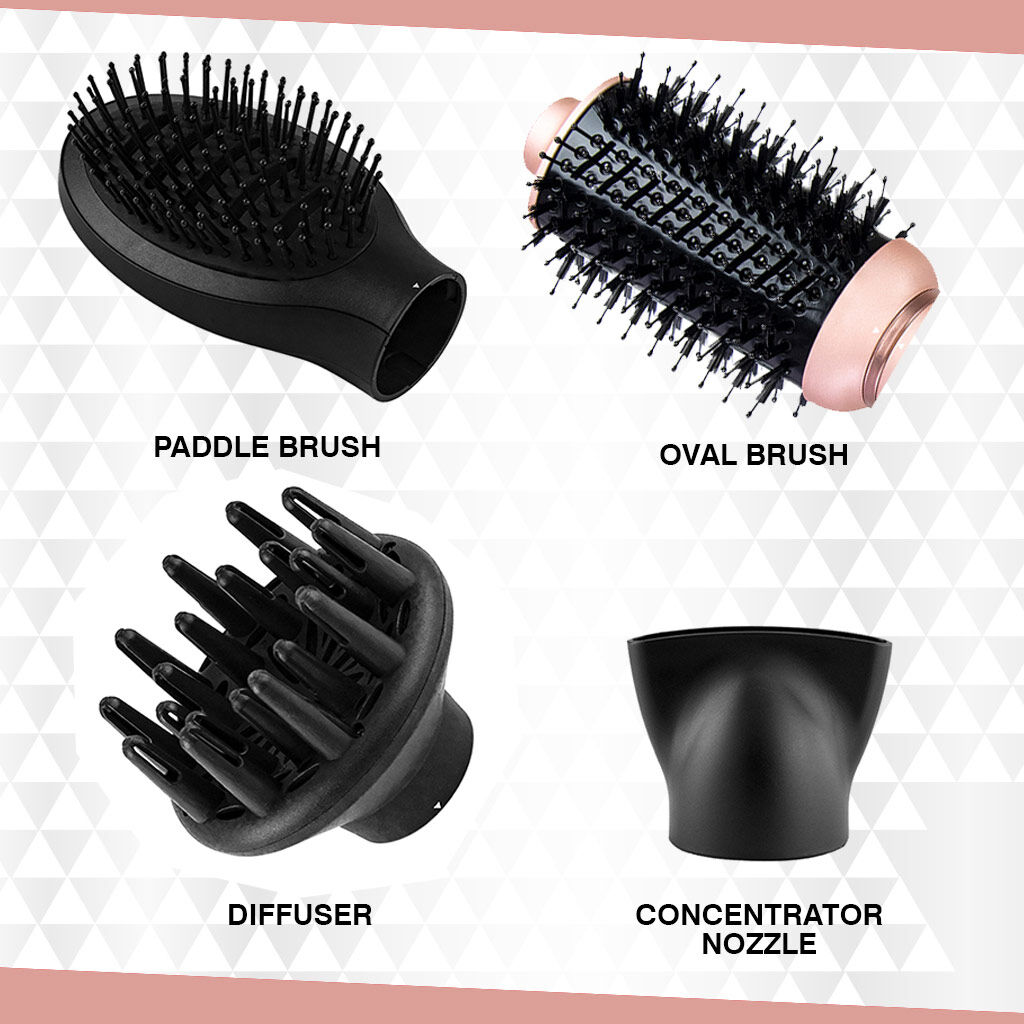 CHI Volumizer 4 in 1 Blowout Brush Rose Gold