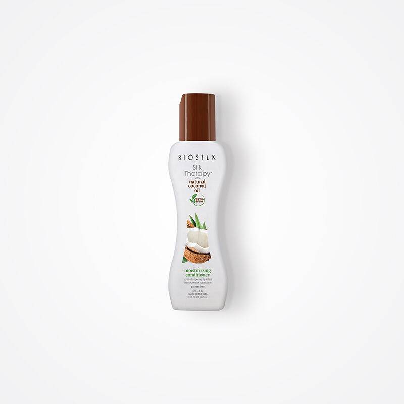Silk Therapy With Natural Coconut Oil Moisturizing Conditioner - 2.26 Ounces, , large image number null