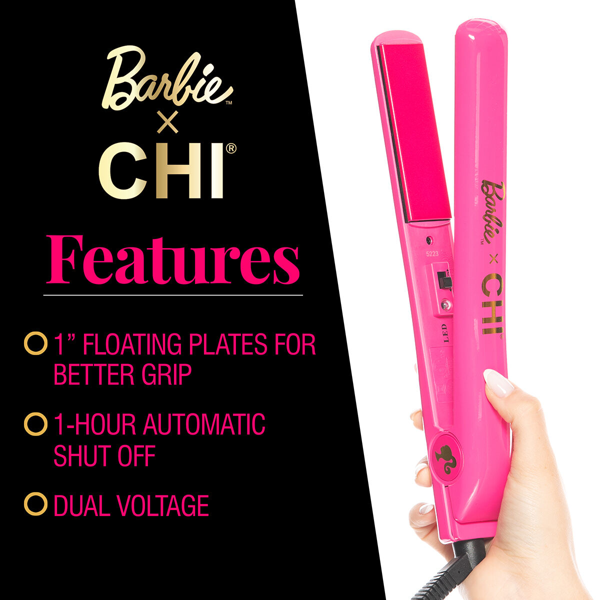 CHI x Barbie 65th Anniversary 1 Hairstyling Iron CHI Haircare