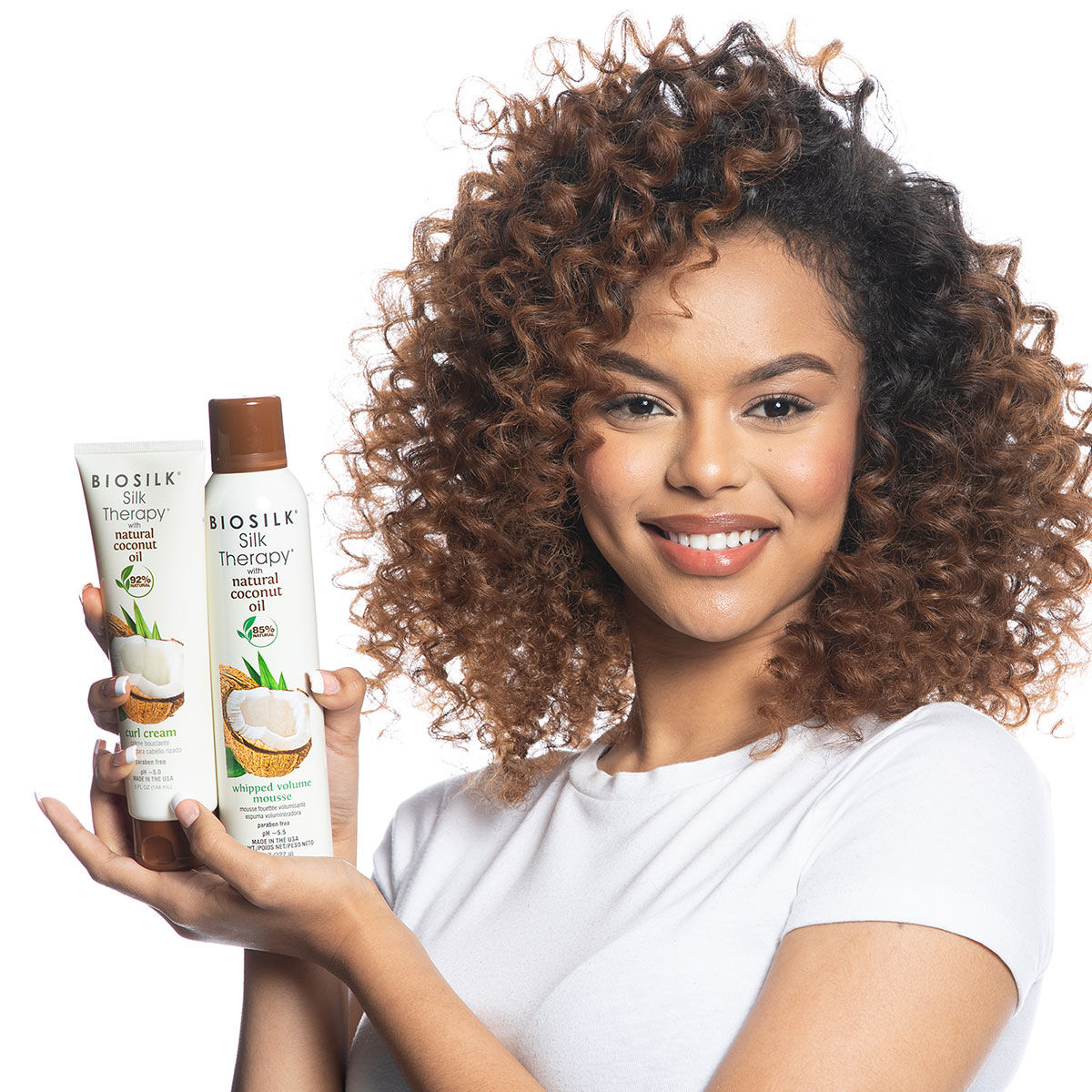 Silk Therapy w Natural Coconut Oil Curl Cream CHI