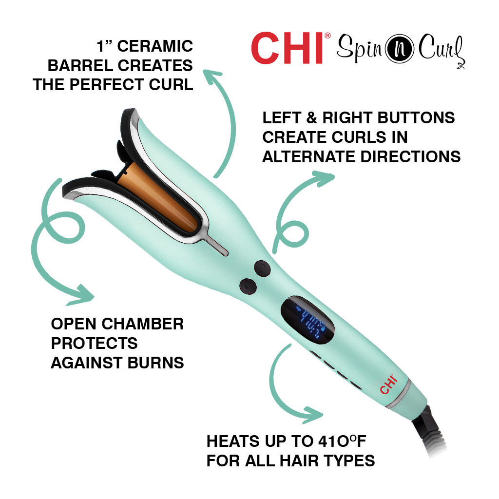 Chi spin & curl ceramic rotating curler shop