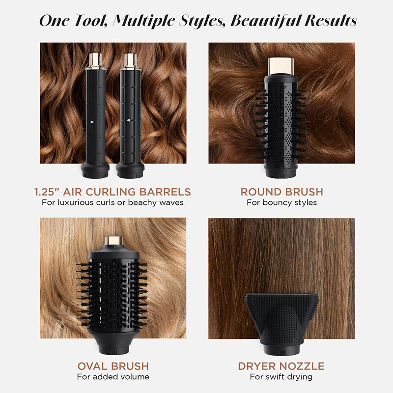 LAVA AirGlam Multi Styler - Black, Black, large image number null