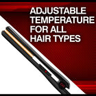 1 Inch Tourmaline Ceramic Extended Plate Hairstyling Iron - Onyx Black, , large image number null