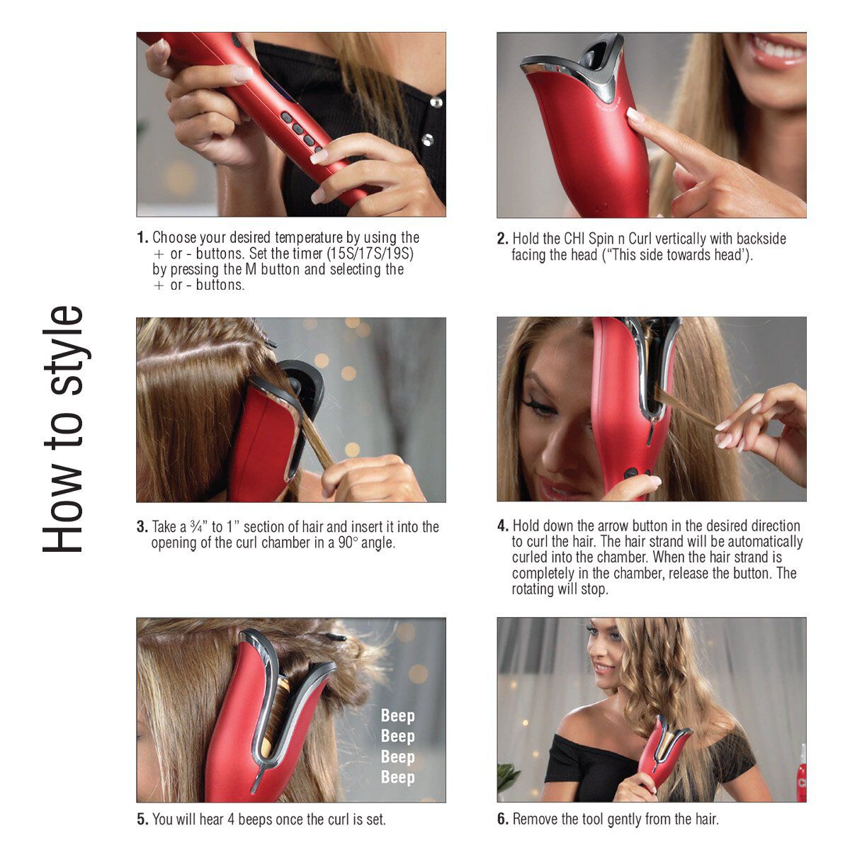 Chi spin and curl tutorial sale