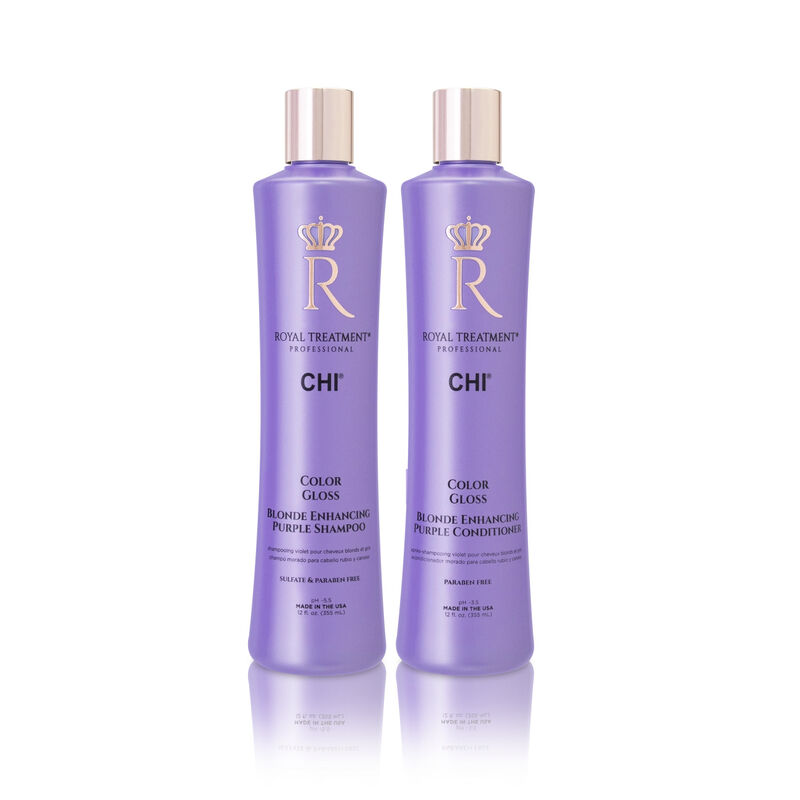 Royal Treatment Color Gloss Blonde Enhancing Purple Conditioner, , large image number null