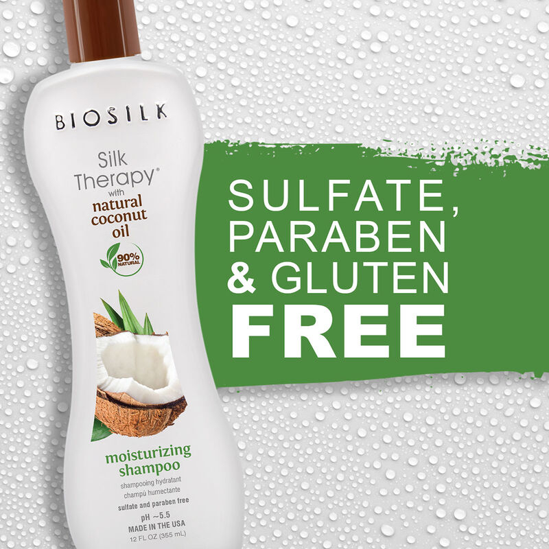 Biosilk Silk Therapy Coconut Oil Moisturizing Shampoo