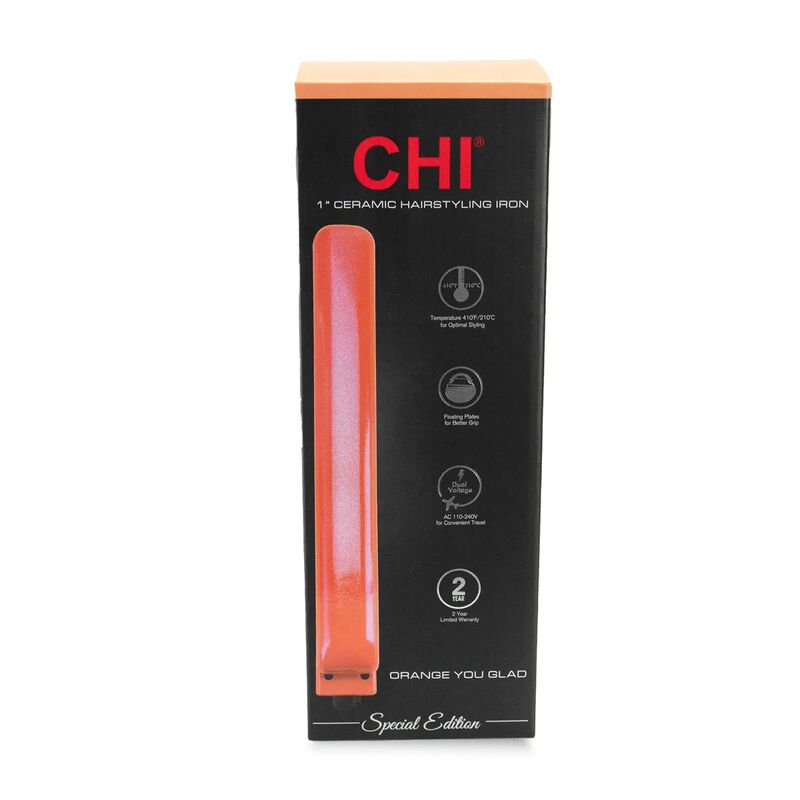1 Inch Ceramic Hairstyling Iron - Orange You Glad, , large image number null