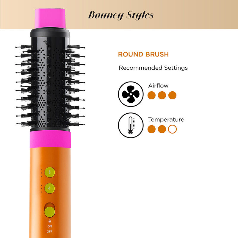 LAVA AirGlam Multi Styler - Orange, Orange, large image number null