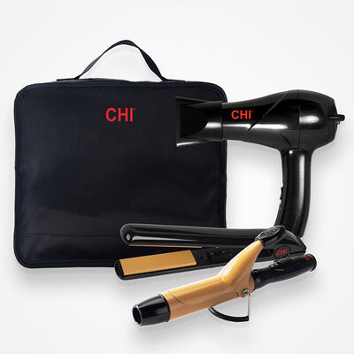Tourmaline Ceramic 3-Piece Travel Set - Onyx Black