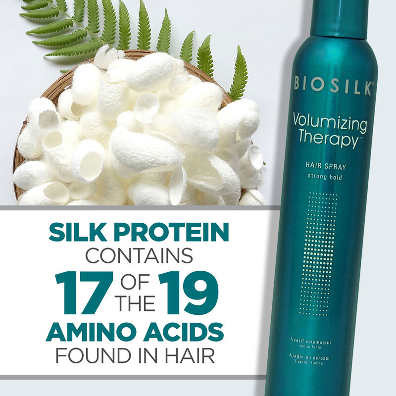 BioSilk Volumizing Therapy Strong Hold Hair Spray, , large image number null
