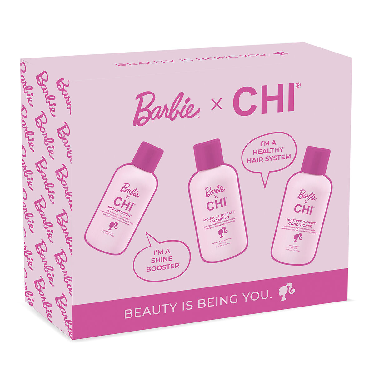 Barbie x CHI Dream Pink Kit