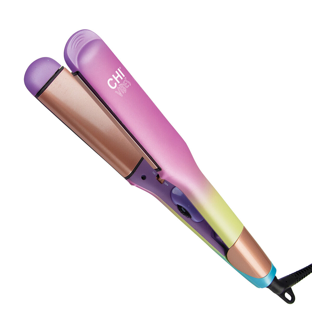 Curved edge flat iron outlet