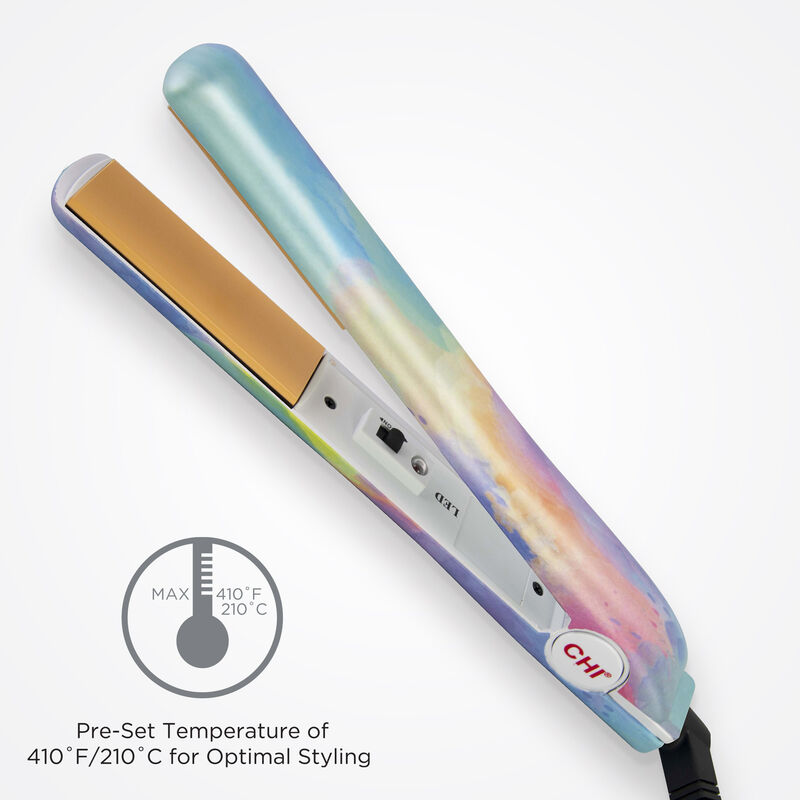 1 Inch Tourmaline Ceramic Hairstyling Iron - Northern Lights  display picture 2