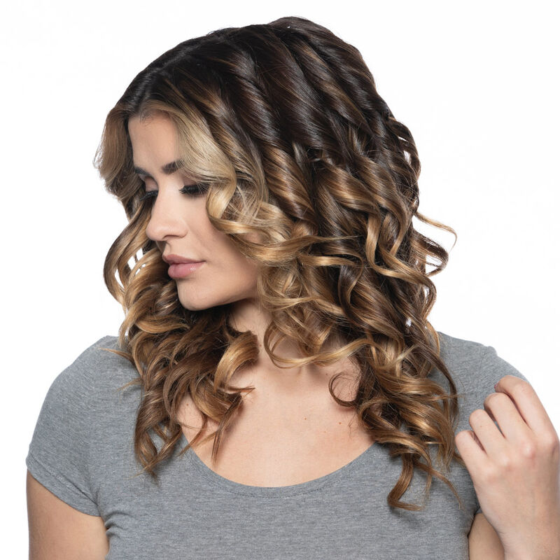 1 Inch Tourmaline Ceramic Hairstyling Iron - Black Matte