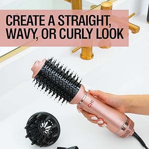 Volumizer 4-in-1 Blowout Brush - Rose Gold