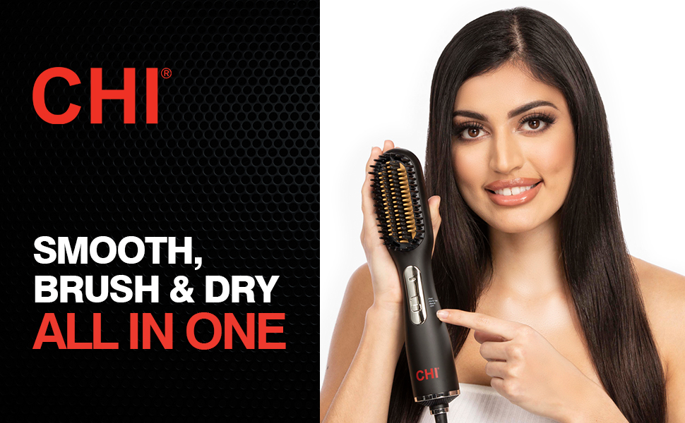 3-in-1 Hot Smoothing Dryer Brush
