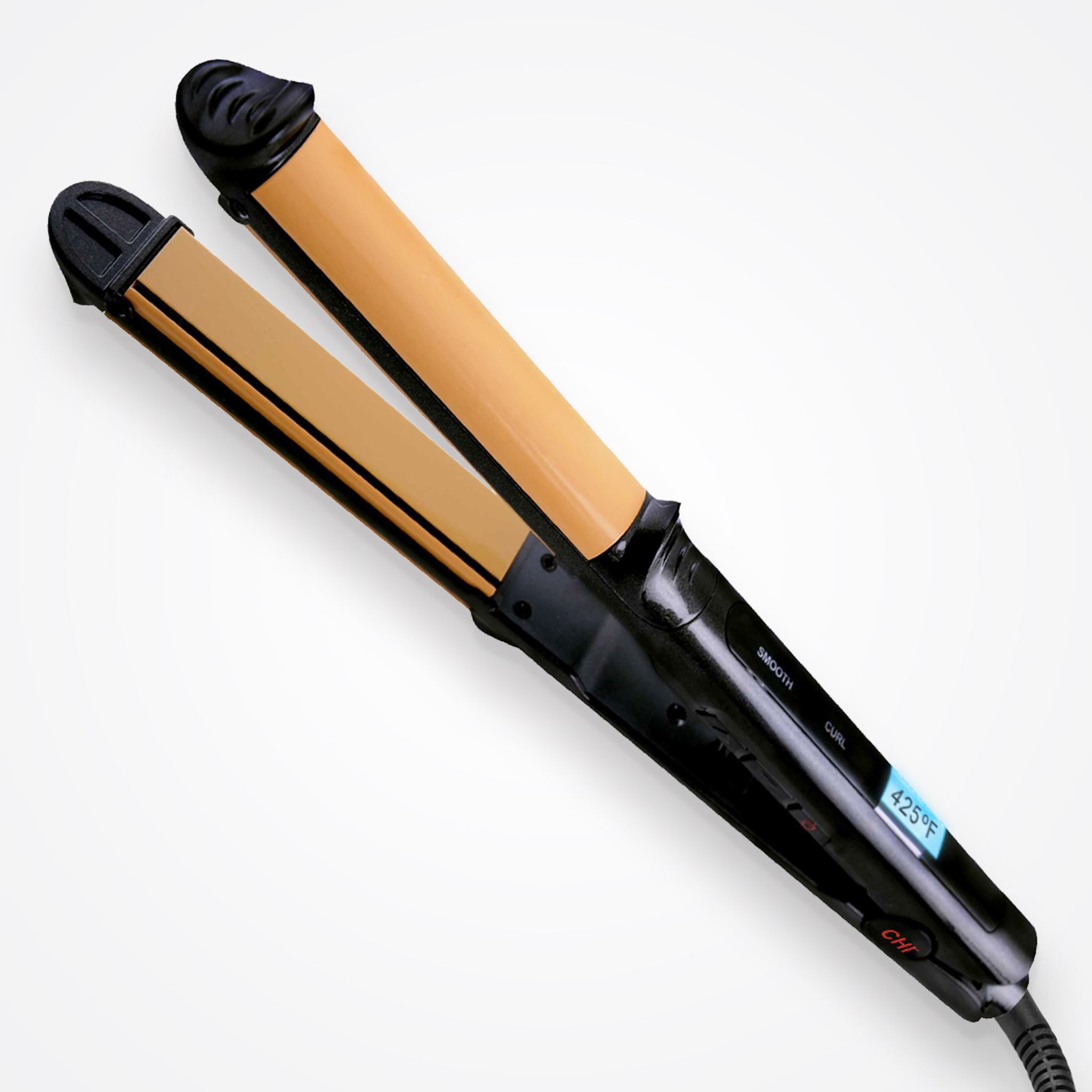 CHI Ultra Tourmaline Ceramic Strightener/Flat Iron Hair Tool CHI Ultra Tourmaline Ceramic 1″ Flat Iron - Red! main image 3