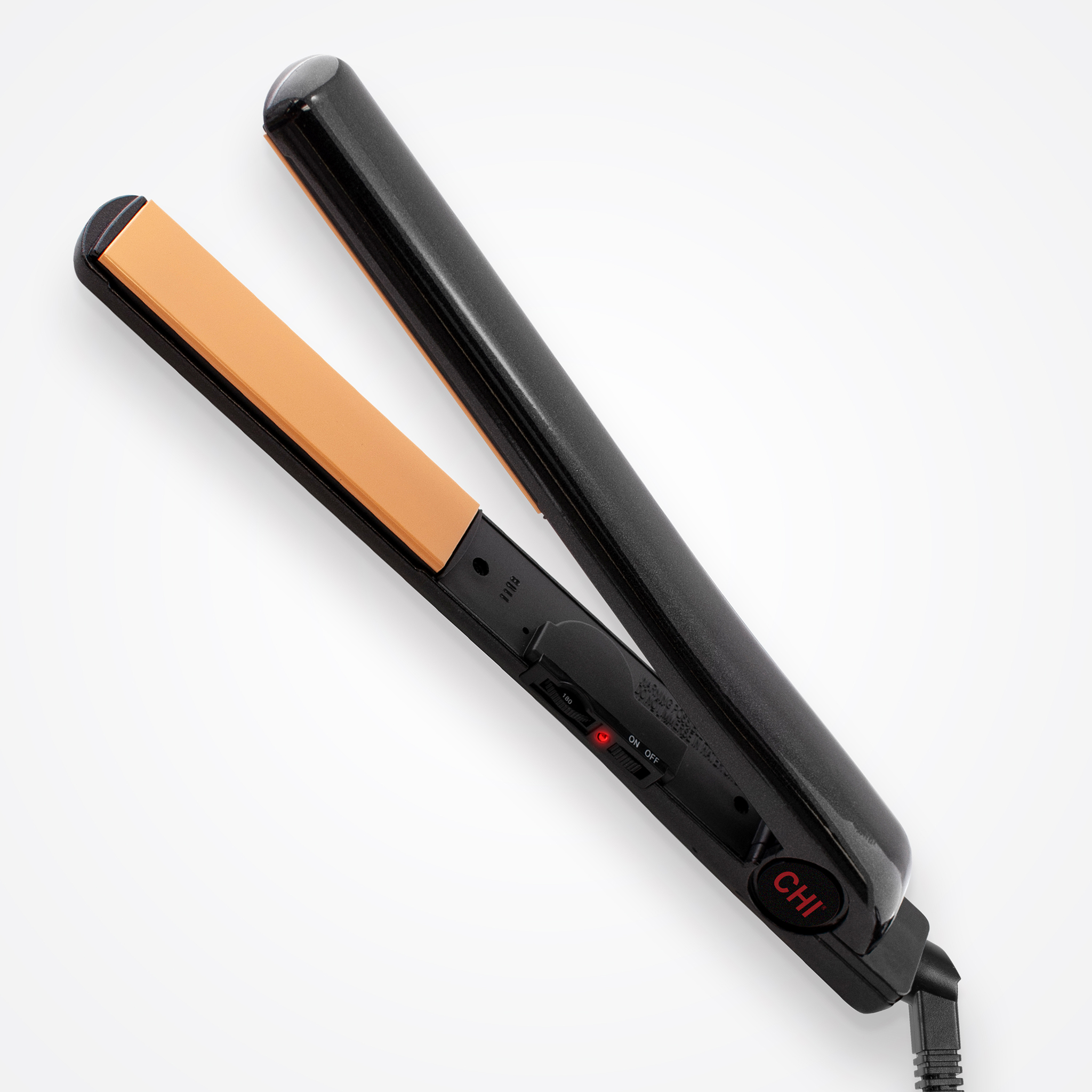CHI Ultra Tourmaline Ceramic Strightener/Flat Iron Hair Tool CHI Ultra Tourmaline Ceramic 1″ Flat Iron - Red! main image 4